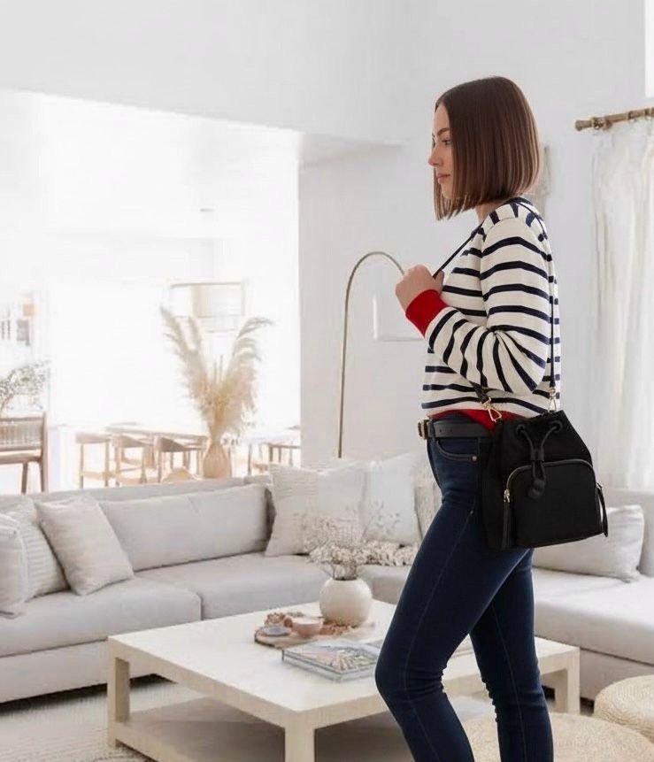 Bolsa saco furla de nylon - Imagem 8