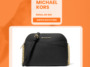 Bolsa Michael Kors a tiracolo, transversal Jet Set média